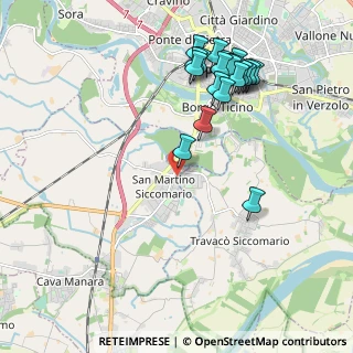 Mappa Via E. Davagnini, 27028 San Martino Siccomario PV, Italia (2.2105)