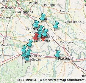 Mappa Località Coste dei Grossi, 27013 Chignolo po PV, Italia (10.87125)