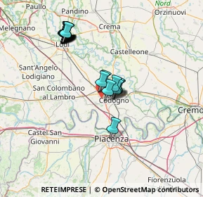 Mappa Cascina San Giovannino, 26867 Somaglia LO, Italia (13.1185)
