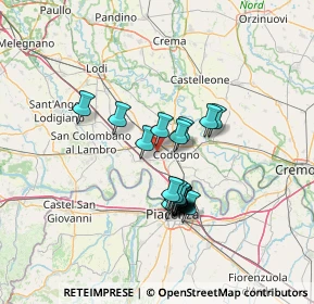 Mappa Cascina San Giovannino, 26867 Somaglia LO, Italia (10.8595)