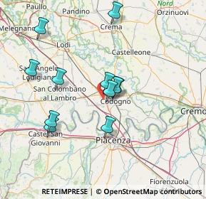 Mappa Cascina San Giovannino, 26867 Somaglia LO, Italia (13.46636)