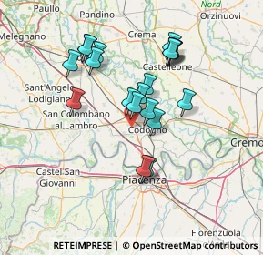 Mappa Cascina San Giovannino, 26867 Somaglia LO, Italia (12.5395)