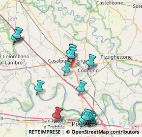 Mappa Cascina San Giovannino, 26867 Somaglia LO, Italia (9.473)