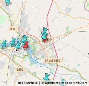 Mappa Via Virgilio, 46030 Mottella MN, Italia (5.254)