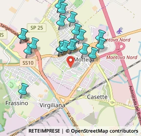 Mappa Via Virgilio, 46030 Mottella MN, Italia (0.9355)