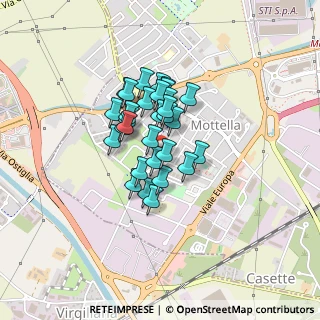 Mappa Via Virgilio, 46030 Mottella MN, Italia (0.28)