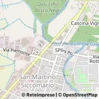Kort San Martino Siccomario