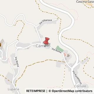 Mappa Via Roma, 33, 15020 Camino, Alessandria (Piemonte)
