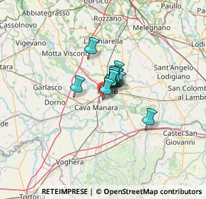 Mappa Via Lombardia, 27028 San Martino Siccomario PV, Italia (5.7375)