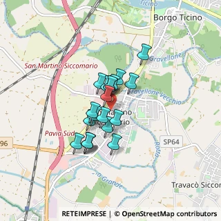 Mappa Via Lombardia, 27028 San Martino Siccomario PV, Italia (0.576)