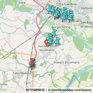 Mappa Via Lombardia, 27028 San Martino Siccomario PV, Italia (2.2655)