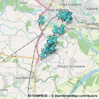 Mappa Via Lombardia, 27028 San Martino Siccomario PV, Italia (1.5165)