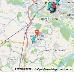 Mappa Via Lombardia, 27028 San Martino Siccomario PV, Italia (2.88474)