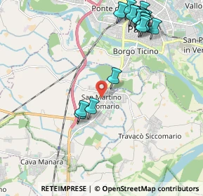 Mappa Via Lombardia, 27028 San Martino Siccomario PV, Italia (2.5485)