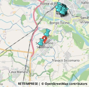 Mappa Via Lombardia, 27028 San Martino Siccomario PV, Italia (2.5975)