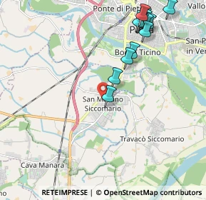 Mappa Via Lombardia, 27028 San Martino Siccomario PV, Italia (2.36615)