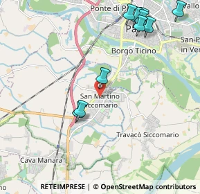 Mappa Via Lombardia, 27028 San Martino Siccomario PV, Italia (2.62182)