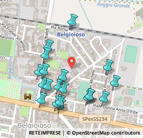 Mappa Via Enrico Berlinguer, 27011 Belgioioso PV, Italia (0.258)