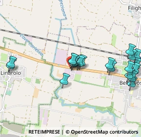 Mappa Via Giulio Natta, 27011 Belgioioso PV, Italia (1.094)