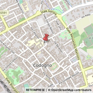 Mappa Piazzale Gianelli, 5, 26845 Codogno, Lodi (Lombardia)