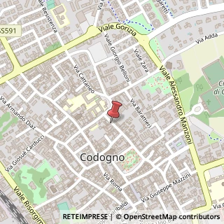 Mappa Via Felice Cavallotti, 17, 26845 Codogno, Lodi (Lombardia)