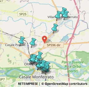 Mappa SP 31, 15030 Zona Industriale , Italia (2.225)