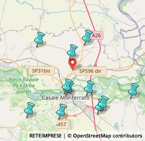 Mappa SP 31, 15030 Zona Industriale , Italia (4.34455)