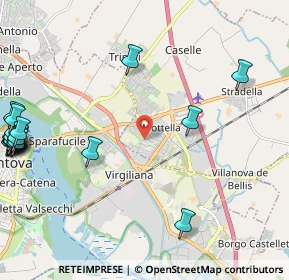 Mappa Via Don Giovanni Bosco, 46030 Mottella MN, Italia (3.2485)