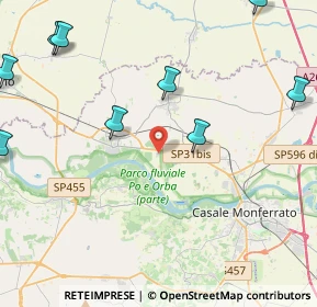 Mappa Regione Formica, 15030 Coniolo AL, Italia (6.38818)