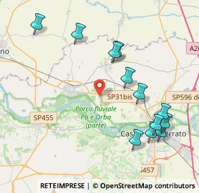 Mappa Regione Formica, 15030 Coniolo AL, Italia (4.5225)