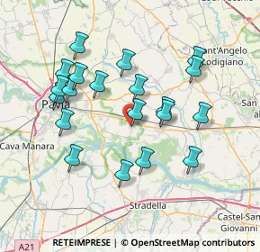 Mappa Linarolo, 27010 Linarolo PV, Italia (7.152)