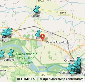 Mappa Regione Cavallino, 15030 Coniolo AL, Italia (3.6665)