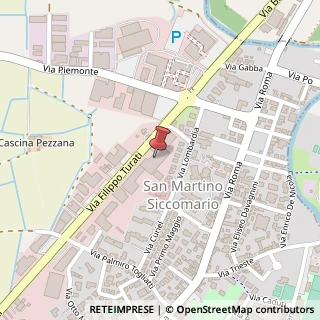 Mappa Via F .Turati, 11, 27028 San Martino Siccomario, Pavia (Lombardia)