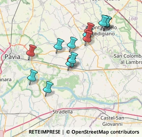 Mappa Via S. Michele, 27011 Belgioioso PV, Italia (6.85615)