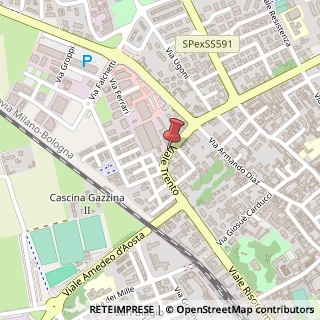 Mappa Viale Trento, 30, 26845 Codogno, Lodi (Lombardia)