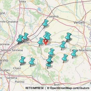 Mappa Località Carbignano, 10020 Verrua Savoia TO, Italia (15.561)