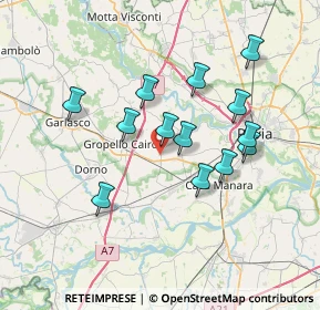 Mappa Via della Marchesina, 27030 Villanova d'Ardenghi PV, Italia (6.40615)