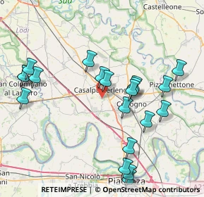 Mappa Via Isaac, 26841 Casalpusterlengo LO, Italia (8.7335)