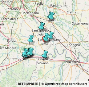 Mappa Via Privata della Pace tra I Popoli, 27010 Miradolo Terme PV, Italia (12.48789)