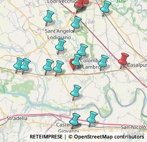 Mappa Via Privata della Pace tra I Popoli, 27010 Miradolo Terme PV, Italia (9.1355)