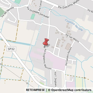 Mappa Via Guglielmo Marconi, 56, 27010 Miradolo Terme, Pavia (Lombardia)