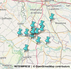 Mappa Via Legnaghese, 46030 Mottella MN, Italia (8.70308)