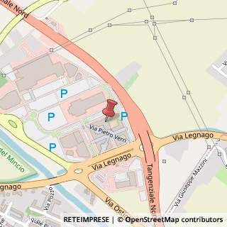 Mappa Via Pietro Verri, 33, 46100 Mantova, Mantova (Lombardia)