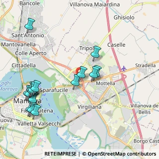 Mappa Via Pietro Verri, 46100 Mantova MN, Italia (2.37438)