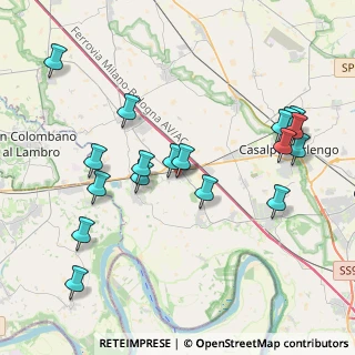 Mappa Via Cesare Balbi, 26864 Ospedaletto Lodigiano LO, Italia (4.33722)
