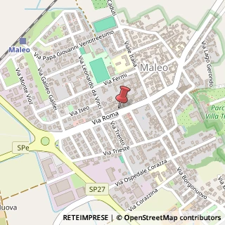 Mappa Via Roma, 42, 26847 Maleo, Lodi (Lombardia)