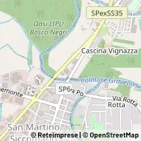 Mapa Pavia