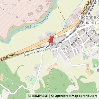 Mappa Via Fonte Pino,  34, 06049 Spoleto, Perugia (Umbria)