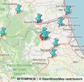 Mappa Via Misticoni Ambrogio e P., 64012 Zona Industriale Campovalano TE, Italia (17.44083)