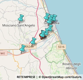 Mappa Traversa di Nazionale per Teramo, 64021 Giulianova TE, Italia (2.46417)